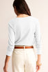 V-Neck Long Sleeve Relaxed Fit Pullover Top